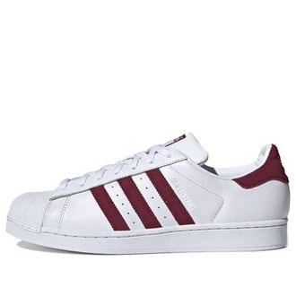 adidas Superstar Cloud White Collegiate Burgundy EF9240