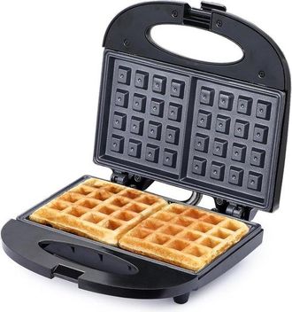 OEM Gofrera, Gofrera El&eacute;ctrica F&aacute;cil De Limpiar, Con Carcasa Aislada Y Resistente Al Calor, Indicador Luminoso De Encendido Y Termostato