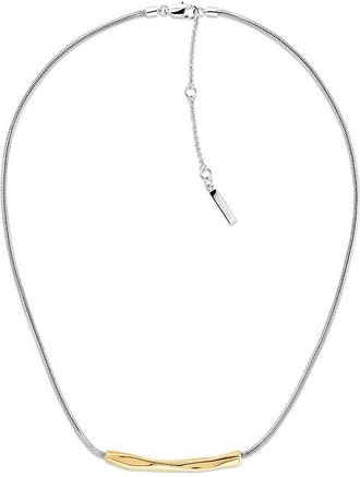 Calvin Klein Womens Sculptural Pendant Necklace - Gold - OS
