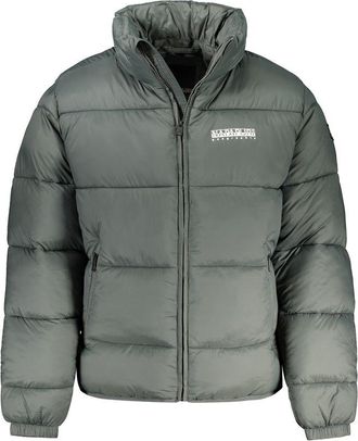 Napapijri Verde Poliammide Mens Mens Jacket