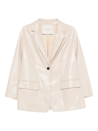 Jucca single-button blazer - Beige