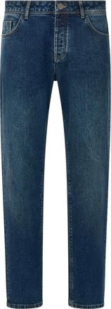 Boggi Milano Jeans, Heren, Blauw, W38, Denim, Stretch Denim Jeans