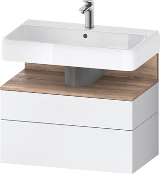 Duravit Duravit - Qatego Meuble Sous-lavabo, 1 Tiroir Et 1 Tiroir
