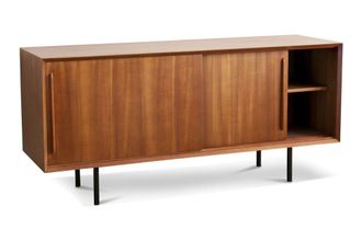 PIB Aparador escandinavo de madera marron