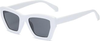 Generic Mens And Womens Outdoor Sports Sunglasses Vacation Driving Commuter Sun Glasses(White)