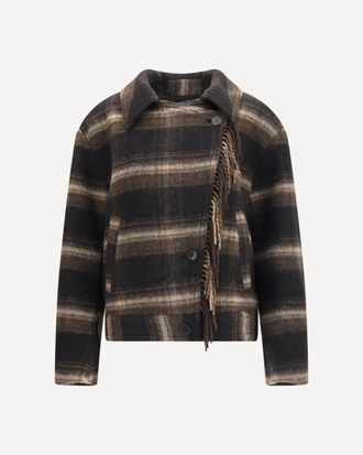 Isabel Marant Cappotto corto Galeane in lana Woman 36