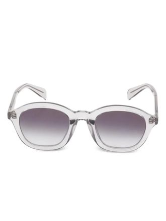 Celine 2000s round-frame sunglasses - White