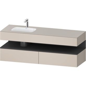 Duravit Qatego Lavabo Encastrado Con Base De Lavabo Consola, - Duravit