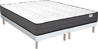 Vente-Unique Conjunto de somier + colch&oacute;n de muelles ensacados 180 x 200 cm - AMBRACIE de YSM&Eacute;E