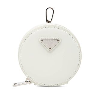 Prada White Patent Leather Coin Purse/Coin Case (Pre-Owned)