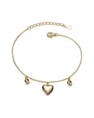 Rachel Glauber 14K Plated Charm Bracelet