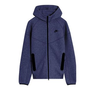 Nike Marineblauwe Hoodie Met Rits