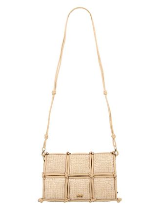 Cult Gaia Gaia Puff Woven Raffia Shoulder Bag