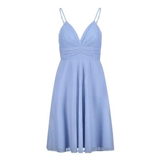 Vera Mont Kleedjes, Dames, Blauw, 3Xs, Uitlopende Cocktailjurk