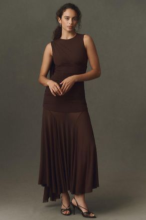 Bardot Alverie Mesh Maxi Dress