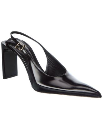 Sportmax Fazio Leather Slingback Pump