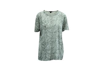 Theory Printed T-shirt in Grey Cotton