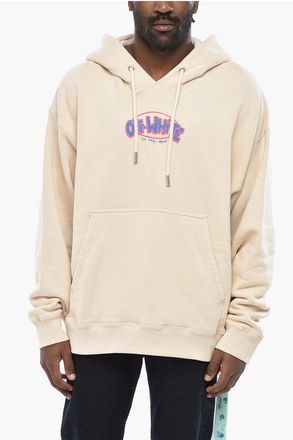 Off-white Brushed Cotton Hoodie SKETCH ARROW size Xxl