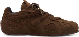 Axel Arigato Slow Runner Gelaagde Su&egrave;de Sneakers - Dames - Sneakers - Bruin - 38 EU - Su&egrave;de - Schoenen