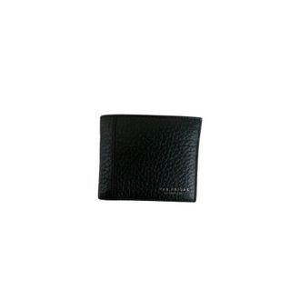 The Bridge Accessoires, Dames, Zwart, ONE Size, Leer, Manfredi Bifold Portemonnee