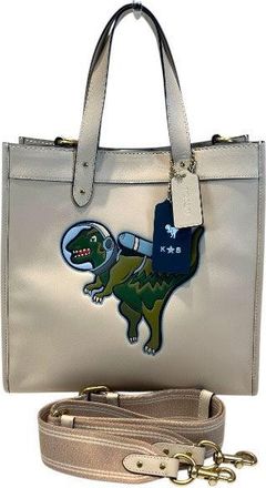 Coach Field Tote Rexy Space Print Leather 2way Bag