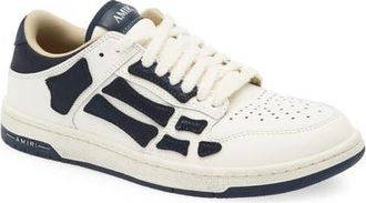 Amiri Denim Skel Low Top Sneaker in Wet Shimmer at Nordstrom, Size 11Us