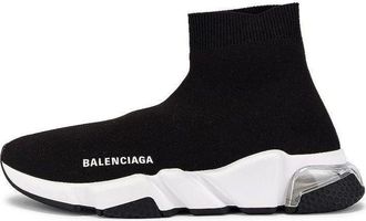 Balenciaga (WMNS) Balenciaga Speed Sneaker Clear Sole - Black 607543W2DB61010