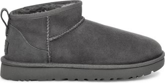 UGG Classic Ultra Mini Boot - Dames - Winterlaarzen - Grijs - 36 EU - Su&egrave;de - Schoenen