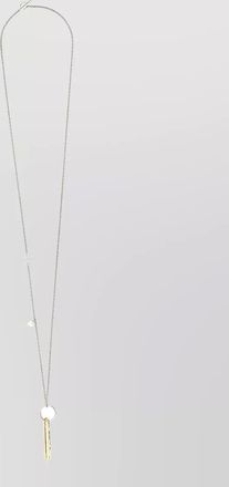 Jil Sander 601 chain link mixed metal necklace