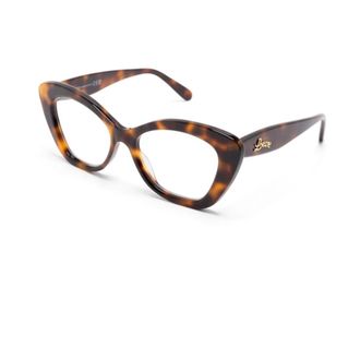 Loewe Glasses, female, Brown, Size: 52 MM Curvy Optical Frame