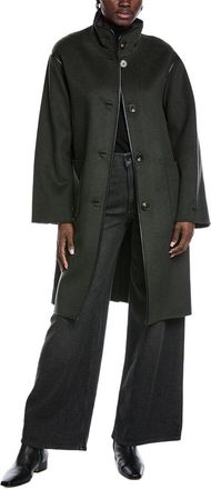 Elie Tahari Sydney Long Wool-Blend Coat