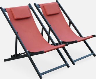Sweeek Hamaca Plegable De Aluminio Multi Posiciones, Set De 2