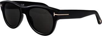 Tom Ford Burton-02 Zonnebril - unisex - Zonnebrillen - Zwart - 52 MM - Accessoires