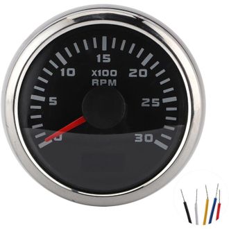 OEM Tac&oacute;metro De 2 Pulgadas Y 3000 Rpm Con Pantalla Lcd, Para Autom&oacute;viles, Motocicletas, Maquinaria De Ingenier&iacute;a Y Motores Fueraborda -crezuo