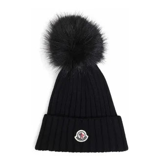 Moncler Dames, Accessoires, Zwart, Maat: ONE Size Wol