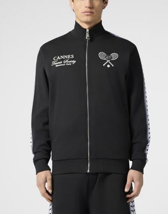 Philipp Plein Tracksuit Jacket Tennis Club Men in Black at Nordstrom, Size X-Large