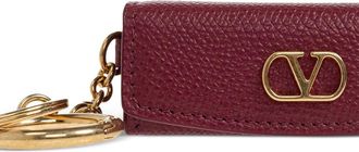 Valentino Garavani VLogo Key Case - Burgundy