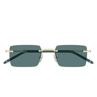 Montblanc Sunglasses Mb0482 S 004 Gold/Green Men