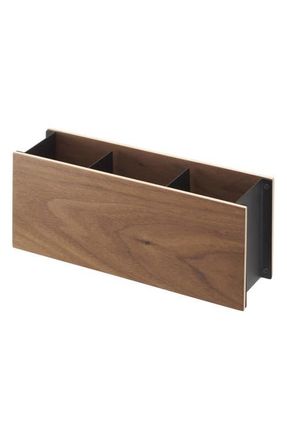Yamazaki Tableware Desk Organizer Caddy in Walnut at Nordstrom