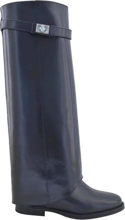 Via Roma 15 Santa Monica Hoge Laars - Dames - Hoge Laarzen - Zwart - 36 EU - Leer - Schoenen
