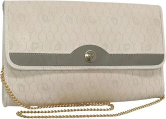 Dior Pre-owned Shoulder Bags, female, White, Size: ONE SIZE Pre-owned Plastic Shoulder Bag