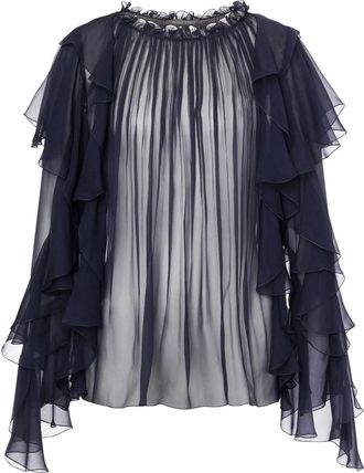 Alberta Ferretti Classic White Shirt with Tailored Fit