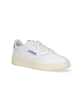Autry Leather Low-Top Sneaker - White