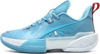 Generic Mens Basketball Shoes are Breathable Wear-Resistant Shock-Absorbing Fashionable Sports Leisure Walking Shoes(Blue,3.5 UK)