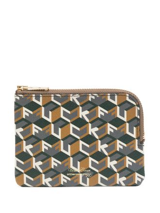 Undercover graphic-print wallet - unisex - Polyurethane - One Size - Neutrals