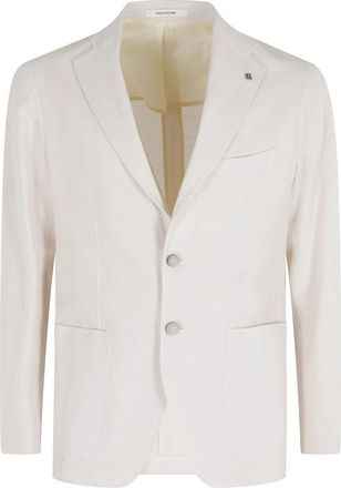 Tagliatore Montecarlo Jacket - Heren - Blazers - Wit - M - Katoen - Jassen
