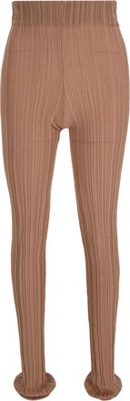 Acne Studios Acne Studios Keera Leggings in beige katoen