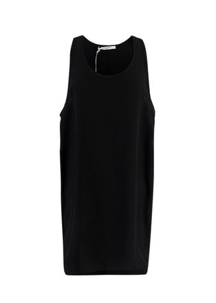 Givenchy Black Long Silk Vest Size M