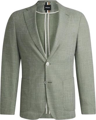 HUGO BOSS Formal Blazers - Heren - Business blazers - Groen - M - Kostuums