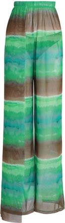 Amir Slama tulle trousers - Green